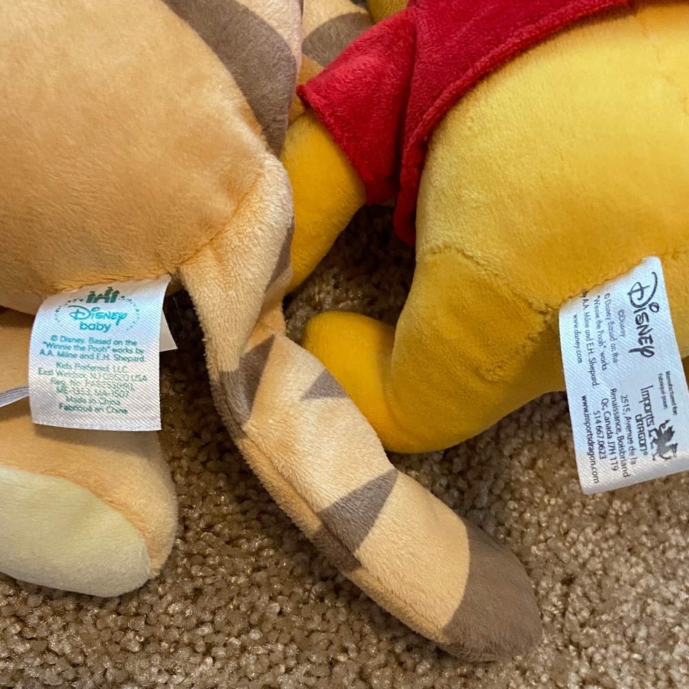 Plush Disney Tigger and Pooh Toy Set - Picture 4 of 4